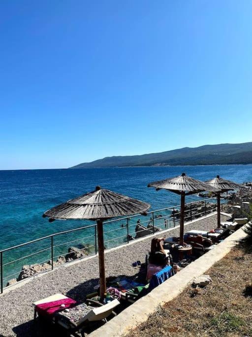 Studio Vesna With A Terrace And Sea View Rabac Exterior photo