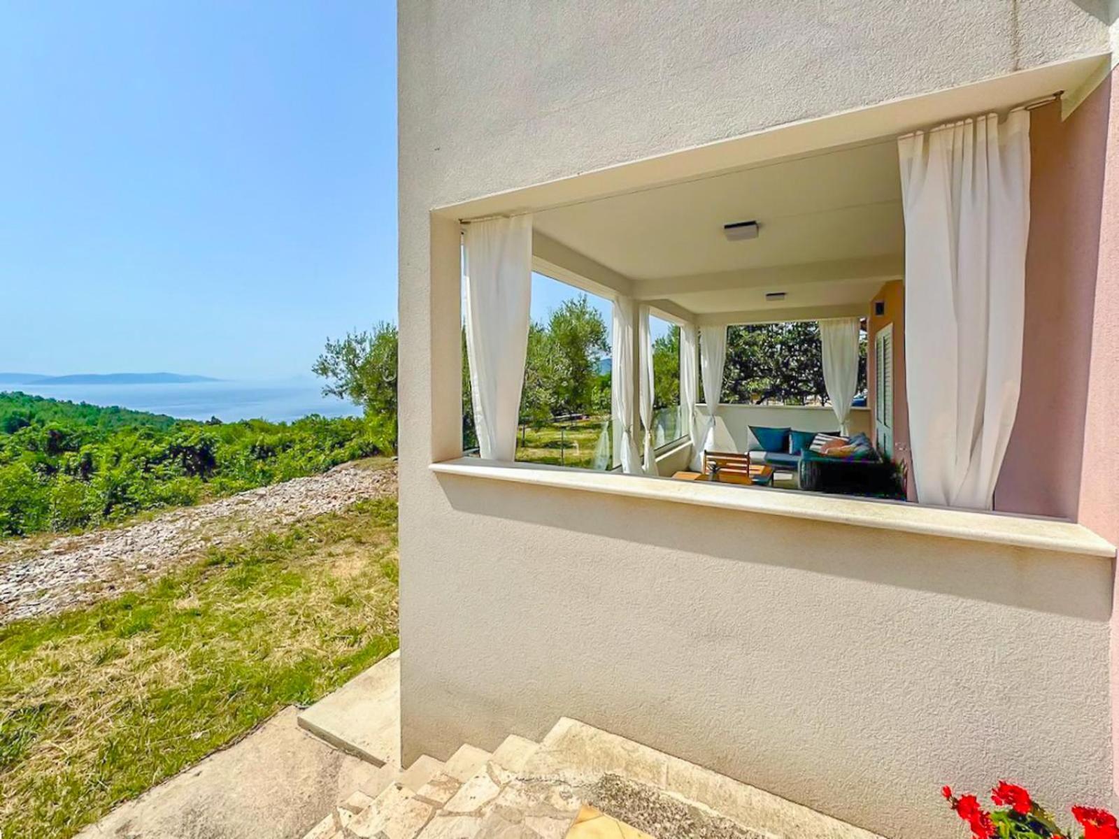 Studio Vesna With A Terrace And Sea View Rabac Exterior photo