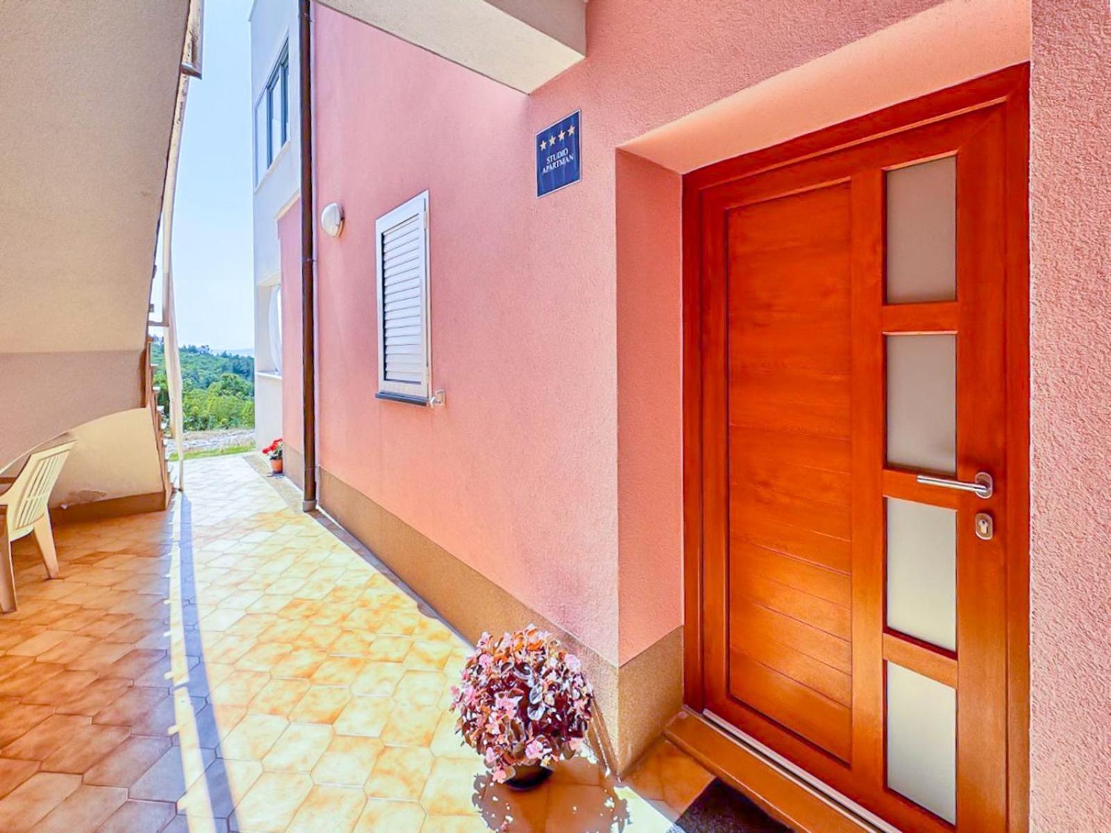 Studio Vesna With A Terrace And Sea View Rabac Exterior photo