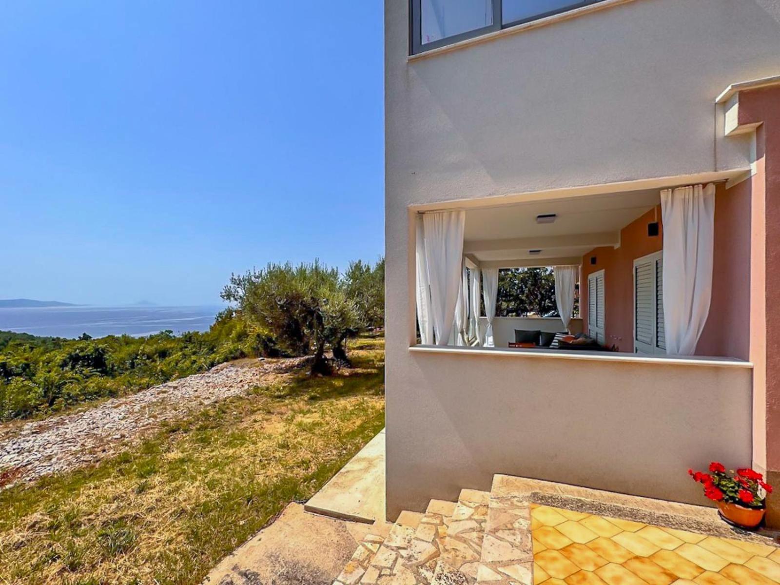 Studio Vesna With A Terrace And Sea View Rabac Exterior photo